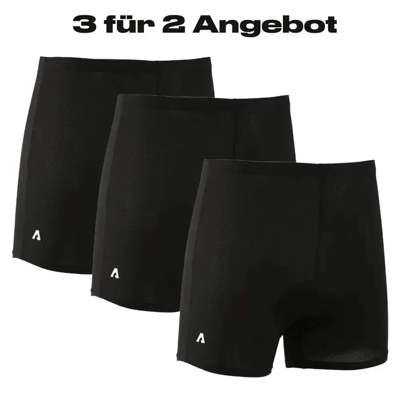 3er Set Gepolsterte Radunterwäsche – Bild 3