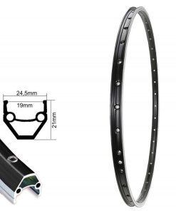 Felge 26“ 19-559 BDCP DMS19 schwarz 36 Loch m.Ösen geschliffen VL8,5