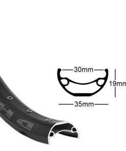 Alternative view of Felge 27,5“ 30-584 BDCP DH30 schwarz 36 Loch m.Ösen Disk VL8,5 tubeless ready