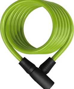 Star 4508K/150 Schlüssel Spiralkabelschloss Abus 1.5m Grün