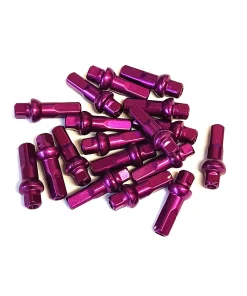 SAPIM Speichennippel Double Square Aluminium 14G lila