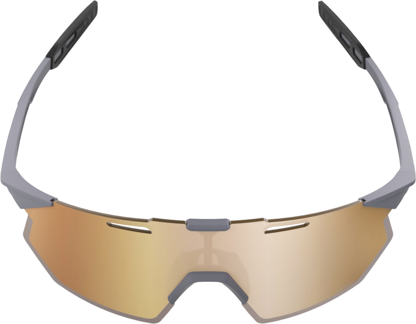 Brille Hypercraft SQ – Soft Tact Grey – HiPER Copper Mirror Lens – Bild 5