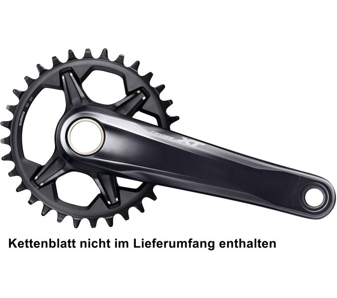 Kurbelgarnitur SHIMANO DEORE XT FC-M8120-1 12-fach ohne Kettenblatt – Bild 2