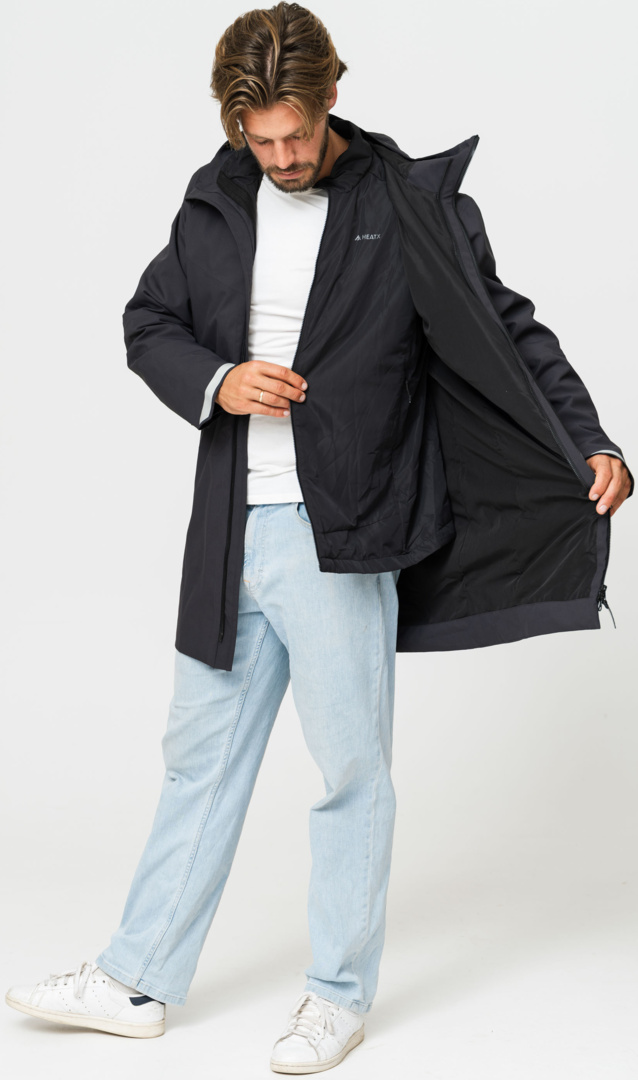 Metro Coat 3-in-1 M schwarz – Bild 5