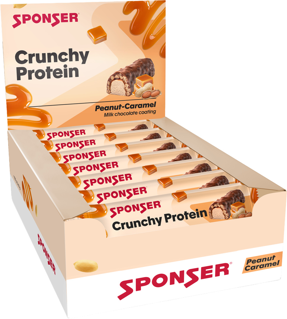Crunchy Protein, PEANUT-CARAMEL (12 x 50 g) – Bild 3