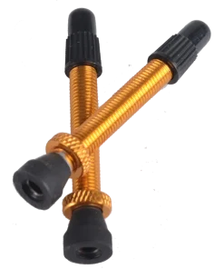 Alternative view of Tubeless Ventil, 44mm Französisch Alu gold removeable Paar