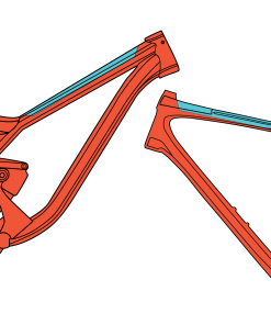 Alternative view of Essentielles Schutzkit 30% RideWrap Toptube Glanz