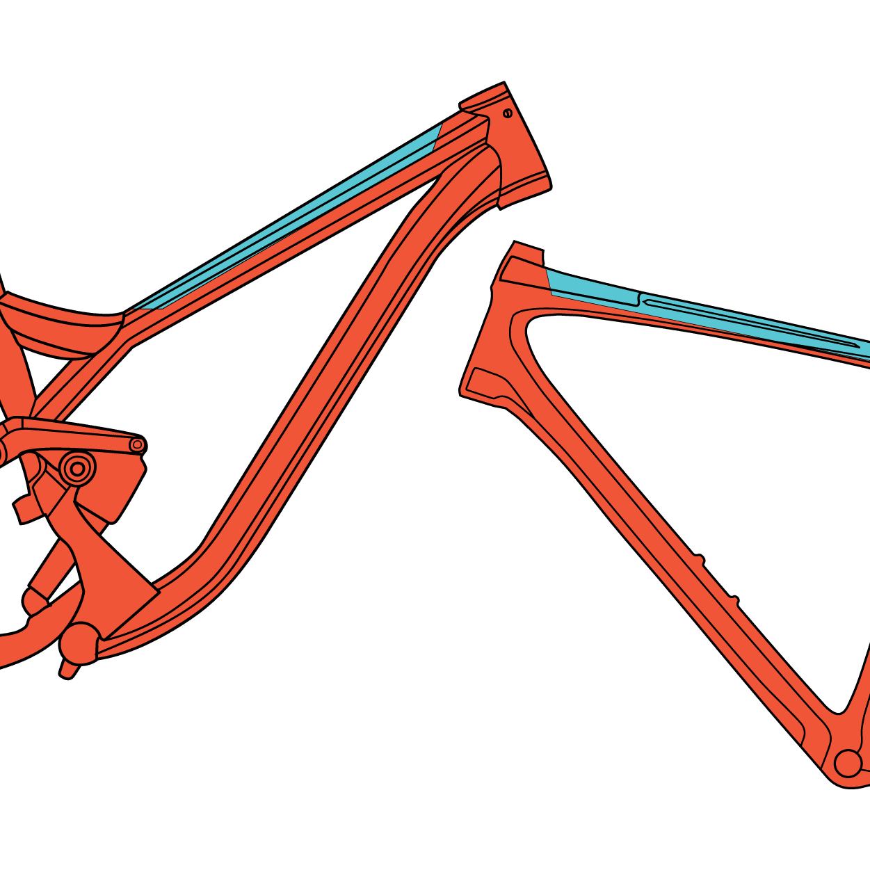Essentielles Schutzkit 30% RideWrap Toptube Glanz – Bild 2