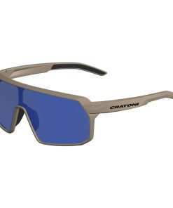 Cratoni Skyvision Photochromic sand matt, clear w/ blue mirror