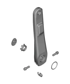 Linke Kurbel Shimano FC-R9200-PX Schwarz
