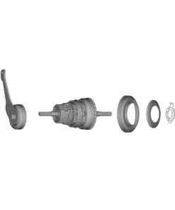 Shimano Inneneinheit SG-C3001-7C Bremsarmeinheit 175.5mm Silber