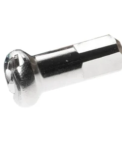 Alternative view of DT Swiss Prohead Messing Nippel M 2X14 Rund Silber 100 Pcs
