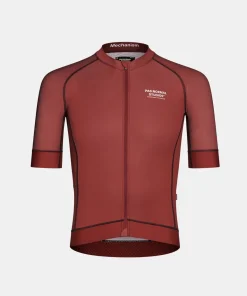 Alternative view of Pas Normal Studios Mechanism Kurzarm Trikot Herren Maroon